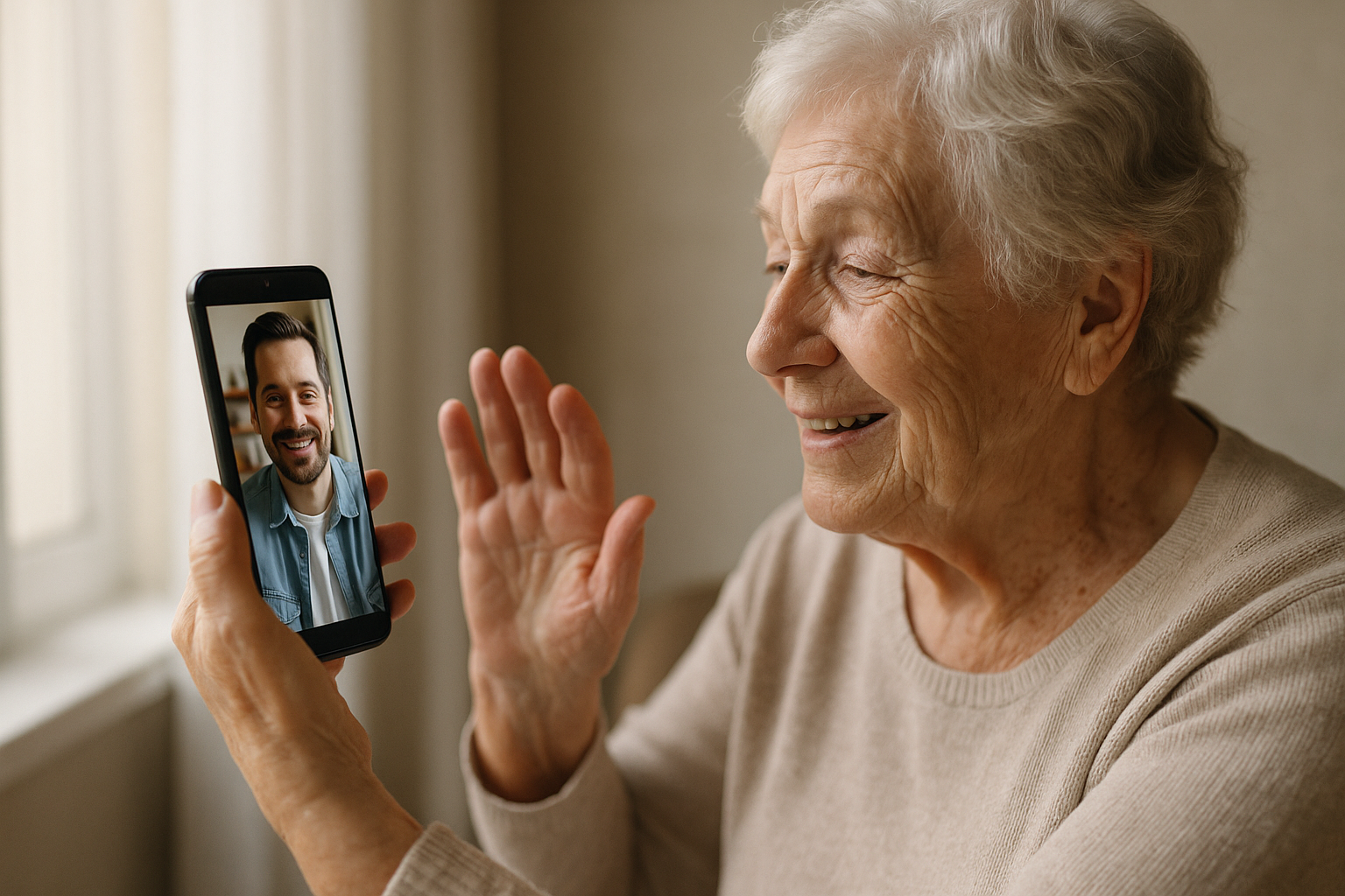Rester en contact avec ses proches grâce au numérique